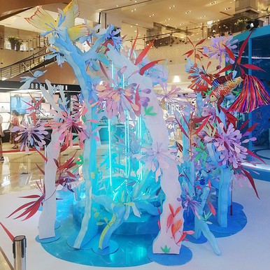 브랜드 장식 종이 아트