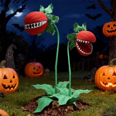 할로윈 종이 꽃