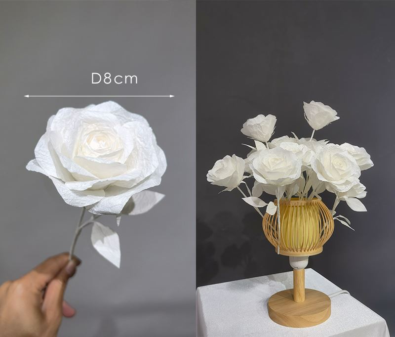 공예품을위한 미니 종이 꽃